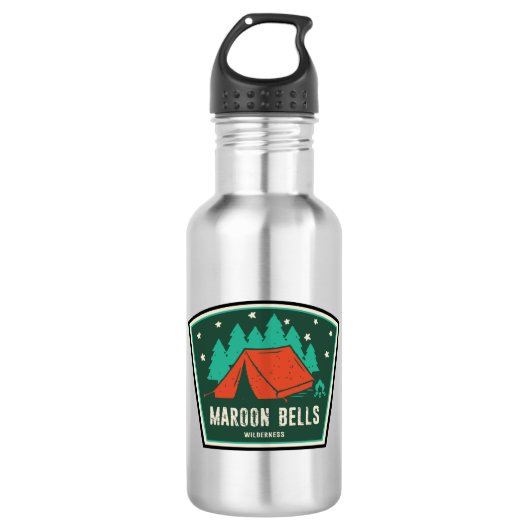 Maroon Bells Wilderness Camping Waterfles (Voorkant)