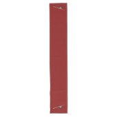 Maroon Billiardtafel Lange Tafelloper (Voorkant)