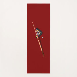 Maroon Billiardtafel Yogamat