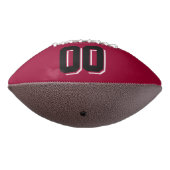 MAROON BLACK EN WITTE Football (Gedraaid 270)