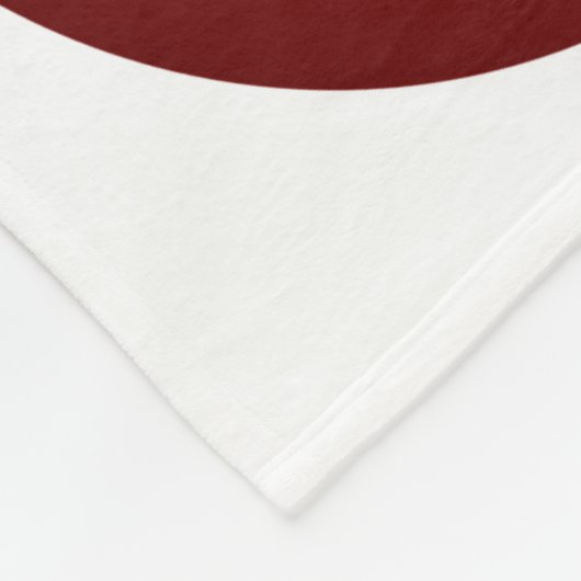 Maroon Black Volleyballs Meisjes Sportkamer Decor Fleece Deken (Hoek)