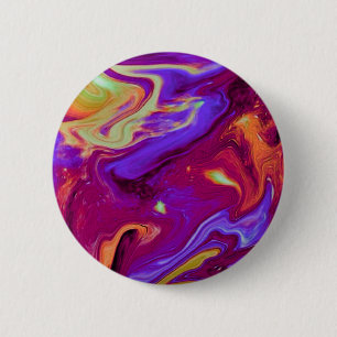 Maroon, blauw, Paars, geel Ronde Button 5,7 Cm