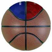 maroon blauw team kleuren meisjes herdenking basketbal (Rechts)