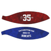 maroon blauw team kleuren meisjes herdenking basketbal (Panelen)