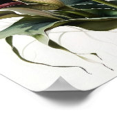 Maroon Calla Lilies Lily Flower Art Print Poster (Hoek)