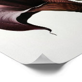 Maroon Calla Lilies Lily Flower Art Print Poster (Hoek)