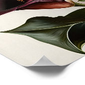 Maroon Calla Lilies Lily Flower Art Print Poster (Hoek)