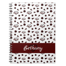 Maroon Cheer Hearts, Pom Poms, Megafone Pattern