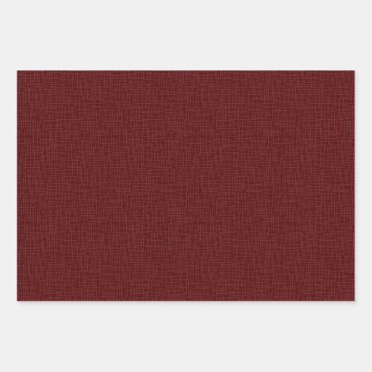 Maroon Cheerleader Pom Pom Pattern Inpakpapier Vel (Voorkant 2)