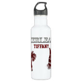 Maroon Cheerleader Waterfles (Voorkant)