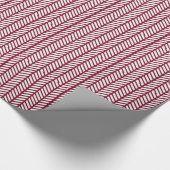 Maroon Chevron Folders Cadeaupapier (Hoek)
