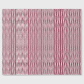 Maroon Chevron Folders Cadeaupapier (Vlak)