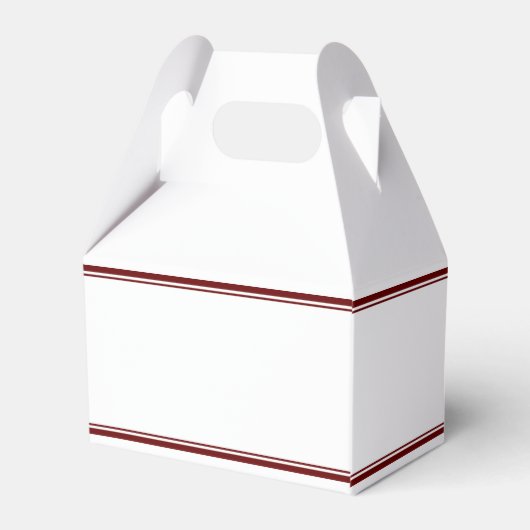 Maroon Class of 2026 Custom Graduation Party Bedankdoosjes (Achterkant)