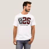 Maroon Congrats Graduation T-shirt (Voorkant volledig)