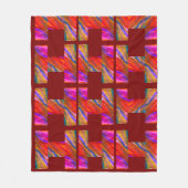 Maroon Desert Inspiraties Fleece Deken (Voorkant)
