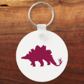 Maroon Dinosaur Sleutelhanger (Voorkant)