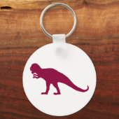 Maroon Dinosaur Sleutelhanger (Voorkant)