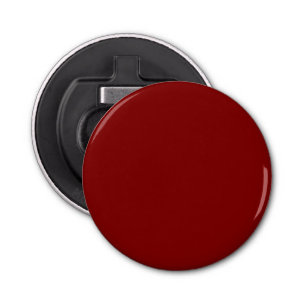 Maroon / Donkerrood 800000 Solid Color Design Butt Button Flesopener