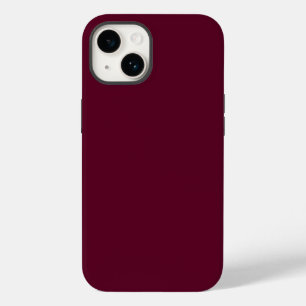 Maroon eenvoudig minimalistisch Case-Mate iPhone 14 hoesje