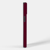 Maroon eenvoudig minimalistisch Case-Mate iPhone case (Achterkant / Rechts)