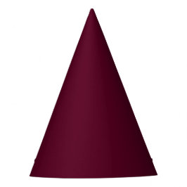 Maroon eenvoudig minimalistisch feesthoedjes
