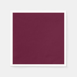 Maroon eenvoudig minimalistisch servet