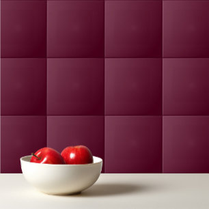 Maroon eenvoudig minimalistisch tegeltje