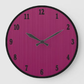 Maroon Elegance Grote Klok (Voorkant)