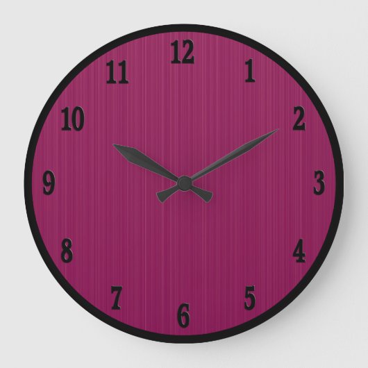 Maroon Elegance Grote Klok (Voorkant)