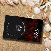 Maroon Elegante QR Code RSVP Moslim Bruiloft Websi Informatiekaartje