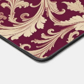 Maroon en Beige  Patroon Bureaumat (Hoek)