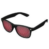 Maroon en Black Party Zonnebril (Gekanteld)