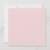 Maroon en bleke roze esthetische huwelijksuitnodig kaart (Achterkant)