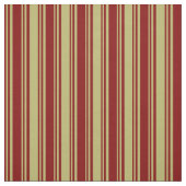 Maroon en Dark Khaki Lines Pattern Stof (Swatch)