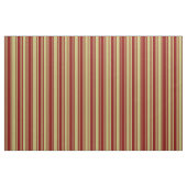 Maroon en Dark Khaki Lines Pattern Stof (Fat Quarter)