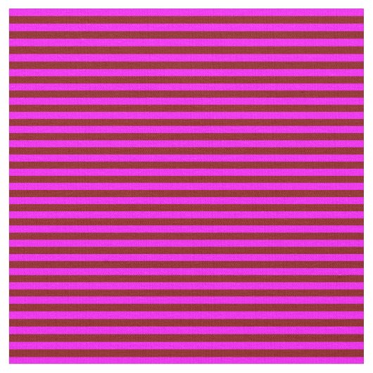 Maroon- en Fuchsia-lijnpatroon Stof (Close Up)