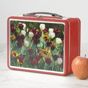 Maroon en gele Tulpen kleurrijke Floral