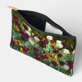 Maroon en gele Tulpen kleurrijke Floral Etui (Open)