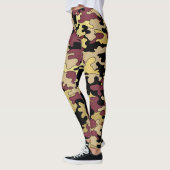 Maroon- en Gold-Camo-Leggings Leggings (Links)