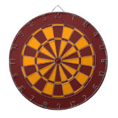 Maroon en Goud Dartbord (Voorkant)