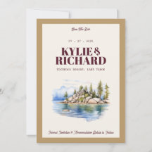 Maroon en goud slaan de datum op