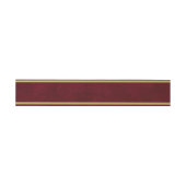 Maroon en Goud Uitnodigingen Wikkel (Vlak)