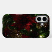 Maroon en Gouden Kerstboom I Vakantie Foto Case-Mate iPhone Case (Achterkant (horizontaal))