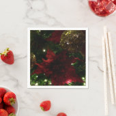 Maroon en Gouden Kerstboom I Vakantie Foto Servetten (Insitu)