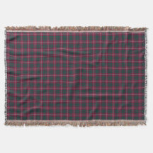 Maroon en Green Crawford Clan Schotse Plaid
