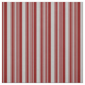 Maroon en grijs gekleurd striped/Lined Pattern Stof (Swatch)