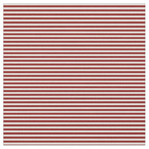 Maroon- en lichtgele strips/gelijnd patroon stof