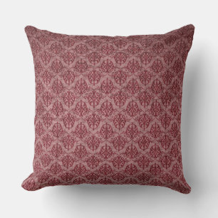 Maroon en Mauve Victoriaans Pillow Kussen