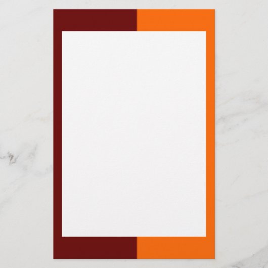 Maroon- en Oranje-grensbenodigdheden Briefpapier (Voorkant)