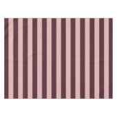 Maroon- en roze strepen tafelkleed (Voorkant (Horizontaal))